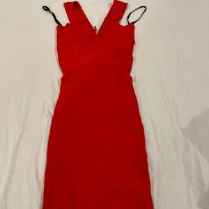 Bebe bandage mini dress